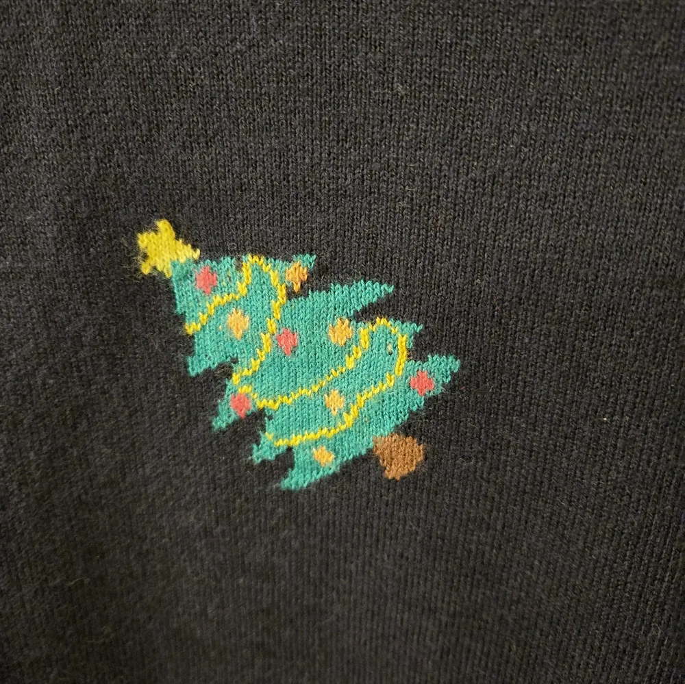Talbots Christmas Tree Sweater, Small - Picture 3 of 5